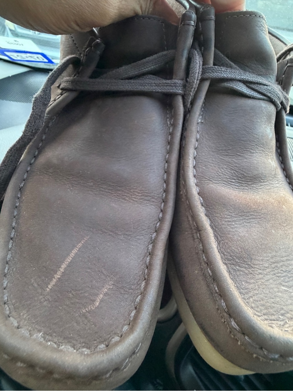 Clarks Men's Chukka Boots in Dark Brown Suede - Picture 8 of 10